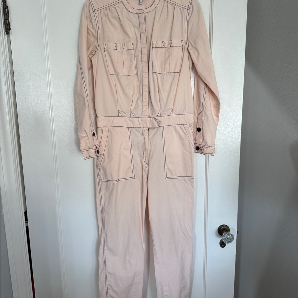 Joie Light Pink Utility Jumpsuit